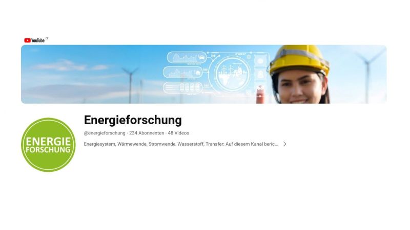 Screenshot des YouTube-Kanals @energieforschung
